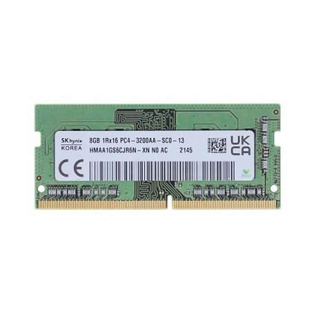 رم لپ تاپ DDR4 تک کاناله 3200 مگاهرتز CL22 اس کی هاینیکس مدل PC4-3200AA ظرفیت 8 گیگابایت
