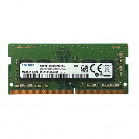 رم لپ تاپ DDR4 تک کاناله 2666 مگاهرتز CL11 سامسونگ مدل PC4-21300 ظرفیت 8 گیگابایت