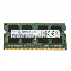 رم لپ‌تاپ DDR3L تک کاناله 8 گیگابایت سامسونگ مدل PC3L فرکانس 1600 مگاهرتز تایمینگ CL11 ولتاژ 1.35 ولت