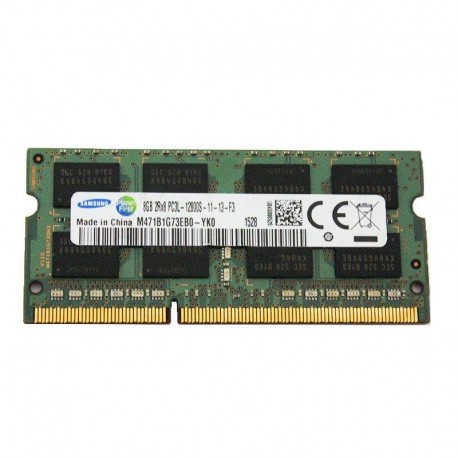 رم لپ‌تاپ DDR3L تک کاناله 8 گیگابایت سامسونگ مدل PC3L فرکانس 1600 مگاهرتز تایمینگ CL11 ولتاژ 1.35 ولت