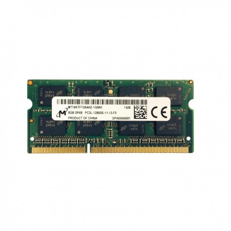 رم لپ تاپ DDR3L دو کاناله 1600 مگاهرتز CL11 میکرون مدل12800S ظرفیت 8 گیگابایت