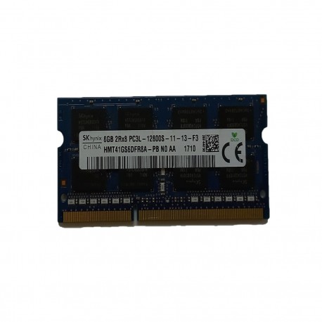 رم لپ تاپ DDR3L دو کاناله 1600 مگاهرتز cl11 اس کی هاینیکس مدل 12800ظرفیت 8 گیگابایت