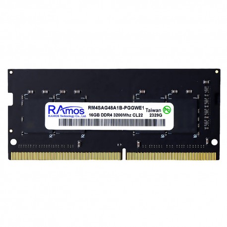 رم لپ تاپ DDR4 تک کاناله 3200 مگاهرتز CL22 راموس مدل RM4SAG ظرفیت 16گیگابایت