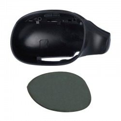 قاب آینه جانبی چپ قطعه سازان کبیر مدل GHB-206GRY-L مناسب برای پژو 206 به همراه فلاپ