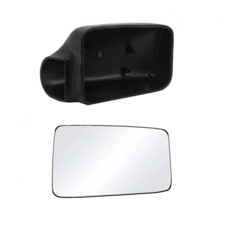 قاب و شیشه راست آینه قطعه سازان کبیر مدل GHB-4053010307-R مناسب برای پژو 405 قدیم