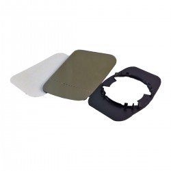 شیشه آینه جانبی چپ اتحاد طلایی آسیا مدل P1-CHASBL کد 10111109 مناسب برای پراید مجموعه 3 عددی