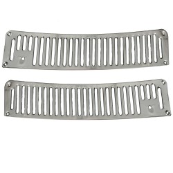 پنجره بالا کاپوت خودرو طرح استیل مدل فلزی کد ASL-FL-ZI مناسب برای نیسان وانت مجموعه 2 عددی