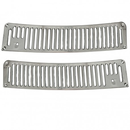 پنجره بالا کاپوت خودرو طرح استیل مدل فلزی کد ASL-FL-ZI مناسب برای نیسان وانت مجموعه 2 عددی
