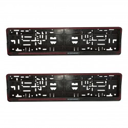 قاب پلاک خودرو مدل plus بسته 2 عددی