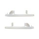 ابرویی زیر چراغ خودرو مدل AB-PRD-WHI-106 مناسب برای پراید مجموعه 2 عددی