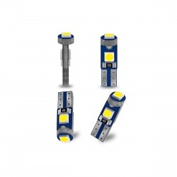لامپ ال ای دی خودرو تایپر مدل پشت آمپر کد 3-3030smd پایه T5 مجموعه 6 عددی