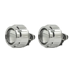 لنز چراغ خودرو دو حالته زیمر مدل L25-4300K BI-LED پایه دوکنتاکت مجموعه دو عددی