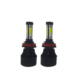 لامپ هدلایت خودرو مدل چهار طرفه کد H11 بسته دو عددی