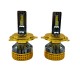 هدلایت لامپ خودرو سام مدل SUPER GOLD پایه H4 بسته دو عددی