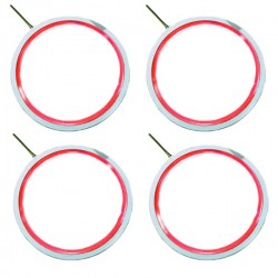 ست حلقه فلکسی چراغ جلو مدل red.ty بسته 4 عددی