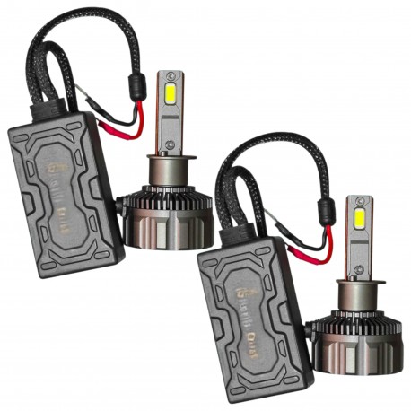 لامپ هدلایت نور بالا چراغ جلو تک حالته بست یدک مدل یخی کد X11 پایه H1 مناسب برای پژو 207 بسته 2 عددی