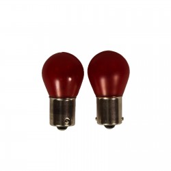 لامپ خودرو تانگسرام مدل 12V-P21W-RED پایه تک کنتاکت بسته 2 عددی