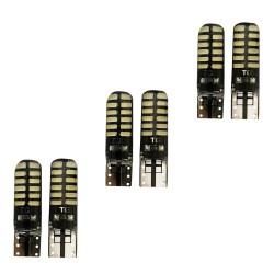 لامپ خودرو مدل 24SMD T10 مجموعه 6 عددی