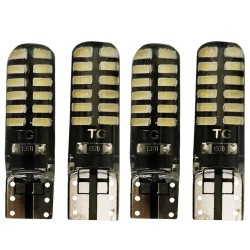 لامپ خودرو مدل 24SMD T10 مجموعه 4 عددی