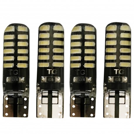 لامپ خودرو مدل 24SMD T10 مجموعه 4 عددی