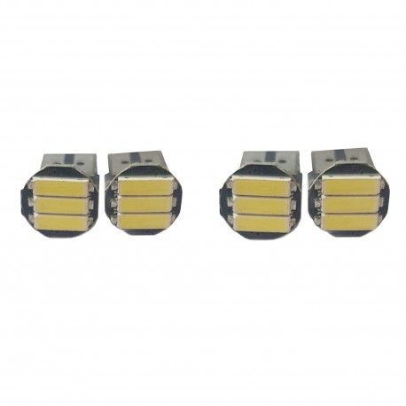 لامپ خودرو مدل SMD T10 مجموعه 4 عددی
