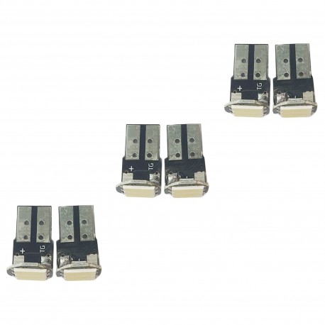 لامپ خودرو مدل SMD T10 مجموعه 6 عددی