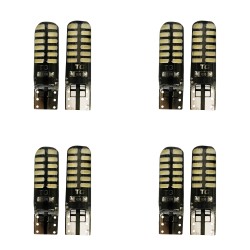 لامپ خودرو مدل 24SMD T10 مجموعه 8 عددی
