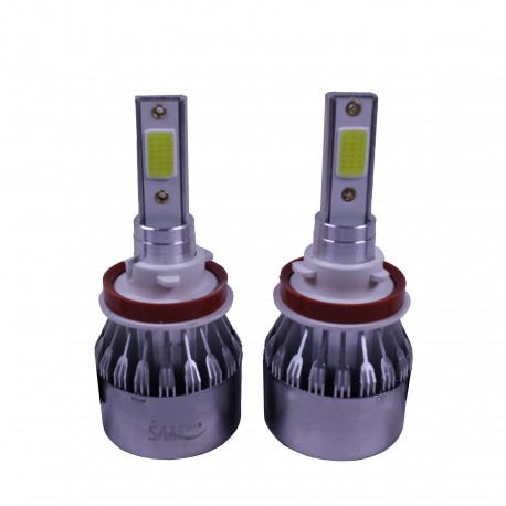 لامپ هدلایت خودرو سام مدل U10 پایه H11 بسته 2 عددی