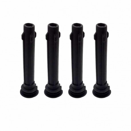 وایر شمع خودرو استیم پارت مدل سیلیکونی مناسب برای لیفان X60 بسته 4 عددی