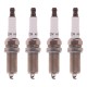 شمع خودرو جی آی اس پی مدل K6RTM3 کد 257001 پایه بلند مناسب برای پژو 206 تیپ 5 و پژو 206 تیپ 6 بسته 4 عددی