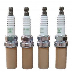 شمع خودرو ان جی کی مدل تک پلاتین پایه بلند کد LFR6C_11 91823 بسته 4 عددی