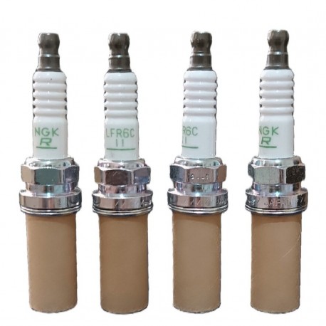 شمع خودرو ان جی کی مدل تک پلاتین پایه بلند کد LFR6C_11 91823 بسته 4 عددی