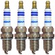 شمع تقویتی خودرو بوش مدل سوزنی ایریدیوم کد FR7DC.Russia پایه کوتاه مناسب برای پیکان و روآ بسته 4 عددی