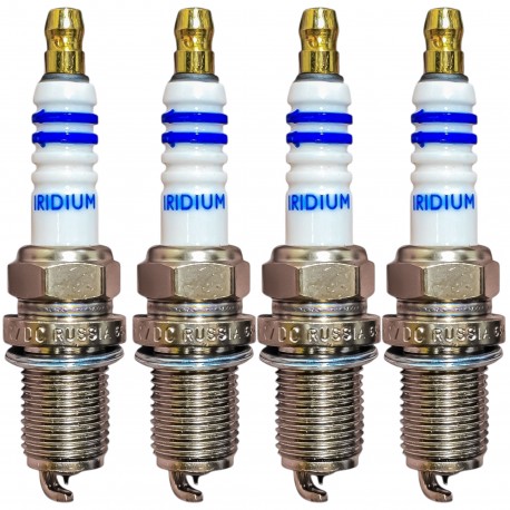 شمع تقویتی خودرو بوش مدل سوزنی ایریدیوم کد FR7DC.Russia پایه کوتاه مناسب برای پیکان و روآ بسته 4 عددی