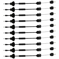 سیم کلاچ کابل کنترل سپهر کد Cable12 مناسب برای پژو 405 بسته 10 عددی