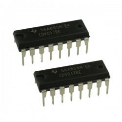 آی سی شمارنده مدل CD4017 بسته 2 عددی