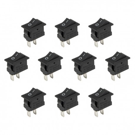 کلید راکر مدل 2 پایه KCD1-11 بسته 10 عددی