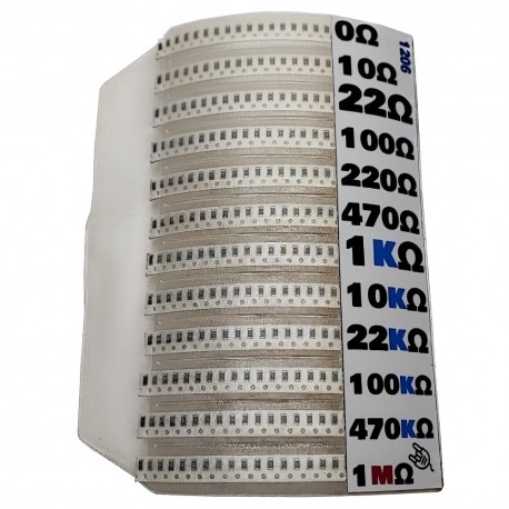 پک مقاومت SMD مصیعلا مدل 1206 بسته 300 عددی