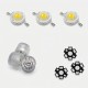ال ای دی پاور 1 وات کد M01 به همراه هیت سینک و لنز 60 درجه بسته 3 عددی