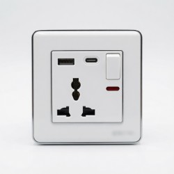 پریز مدل توکار مولتی یو اس بی