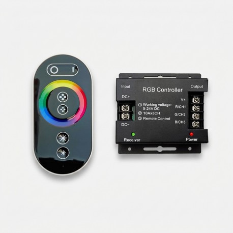 ریموت ریسه شلنگی مدل W24-5 لمسی RGB