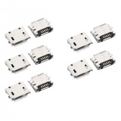 کانکتور micro usb مادگی مدل SMD بسته 10 عددی