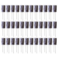 خازن الکترولیت 470 میکروفاراد 35 ولت آکسبوم مدل TEC-47035 بسته 36 عددی
