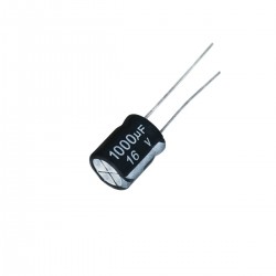 خازن الکترولیت 1000 میکرو فاراد جی دبلیو کو مدل 16v بسته 40 عددی