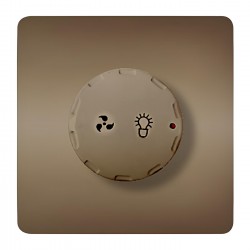 کلید دیمر صنایع آسیا الکتریک مدل کریستال BEI-GLD