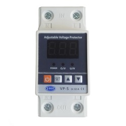 محافظ ولتاژ تک فاز دیجیتال جی بی اچ کد JBH/VP-S/1PH/63A