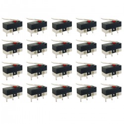 میکرو سوئیچ مدل 2A-125V-KW10 بسته 20 عددی