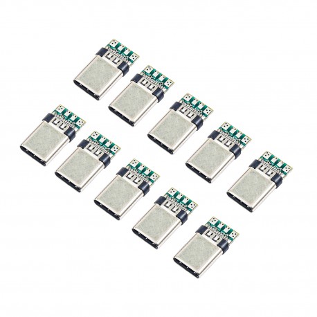 سوکت نری USB-C مدل 4P بسته 10 عددی