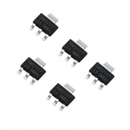 آی سی رگولاتور مدل AMS1117-2.5V بسته 5 عددی