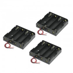 جا باتری لیتیوم یون مدل 4cell seri کد 18650 بسته 3 عددی